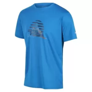 Image of Regatta Fingal Slogan T-Shirt - Blue