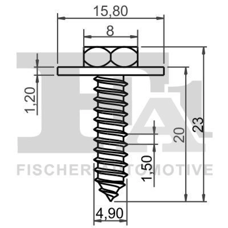 Image of FA1 Trim clip FA1 89-70005.5