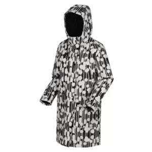 image of Regatta Orla Long Waterproof Padded Parka Jacket - RflctTreeBlk