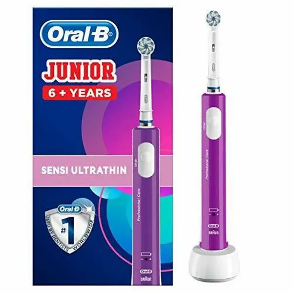 Image of Oral B Junior Purple Edition Electric Toothbrush