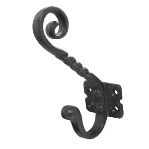 image of Jedo Black Antique Hat and Coat Hook Ridge