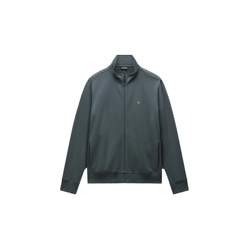 Image of Full zip sweatshirt Napapijri Balis Vert Male XS