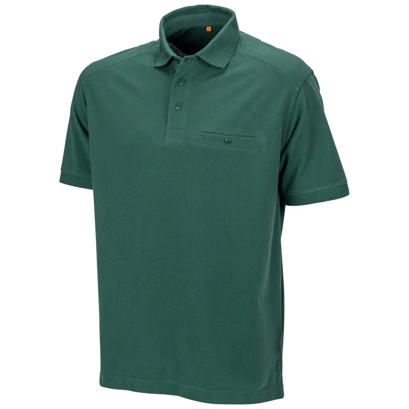 Image of Result Result Men Apex Pique Polo Shirt in Bottle Green Size: Medium Bottle Green M Male 5063470769704