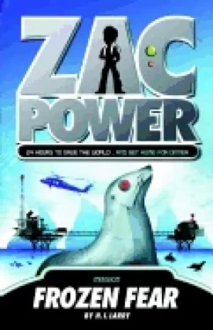Image of zac power 4 frozen fear 24 hours to save the world and get home for dinner