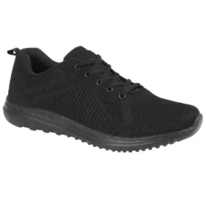 Image of Dek Unisex Adults Freeway Memory Foam Trainer (8 UK) (Black)