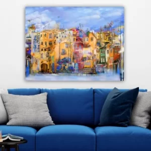 Image of 252002581_70100 Multicolor Decorative Canvas Painting