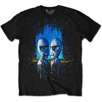 Image of Pink Floyd - Division Bell Drip Unisex Large T-Shirt - Black