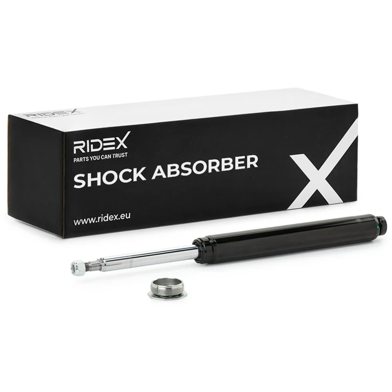 Image of RIDEX 854S1270 Shock absorber Front Axle, Gas Pressure, Suspension Strut, Top pin Shock Absorber (854)