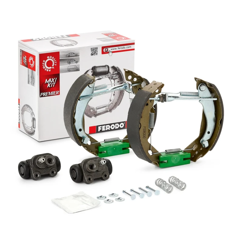 Image of FERODO FMK165 Brake Set, drum brakes with wheel brake cylinder Brake Set,drum brakes (3859)