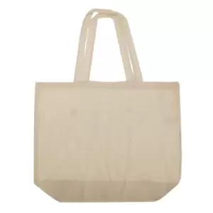 image of Westford Mill Maxi Tote/Shopper Bag For Life (Pack of 2) (One Size) (Natural)