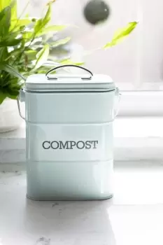Image of Vintage Blue Compost Bin