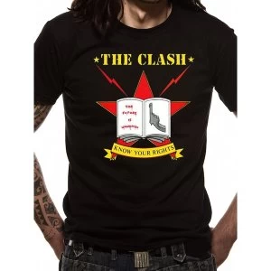 Image of The Clash - Mens Know Your Rights T-Shirt (Black)