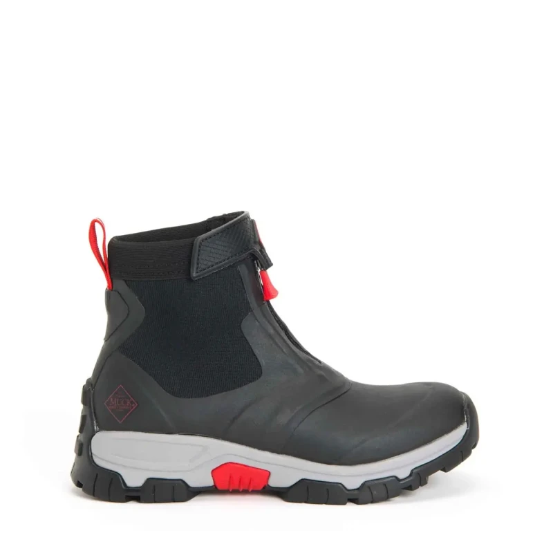 Image of Muck Boots Muck Boots Men 'Apex Mid Zip' Wellington Boots in Black Size: 13 Black 13 Male 0664911098305