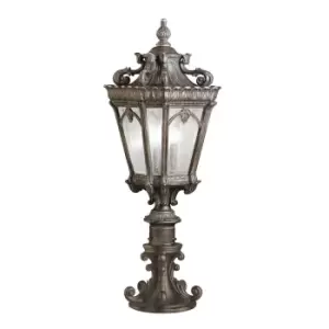 Image of Outdoor IP44 2 Bulb Wall Ground Pedestal Londonderry LED E14 60W