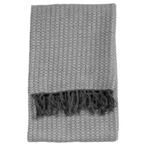 Image of Gallery Direct Ballia Metallic Throw Grey