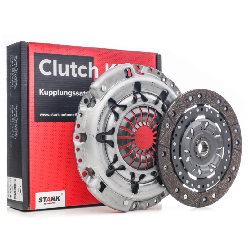 Image of STARK SKCK-0100115 Clutch with clutch pressure plate, Check and replace dual-mass flywheel if necessary., two Piece, for engines with dual-mass flywhe