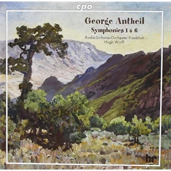 image of George Antheil - Symphonies Nos 1 and 6 (Rso Frankfurt, Wolff) CD