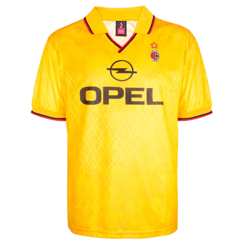 Image of Score Draw AC Milan 1996 Third Retro Football Shirt MILAN96TPYSS-XXL XXL Mens Sportswear