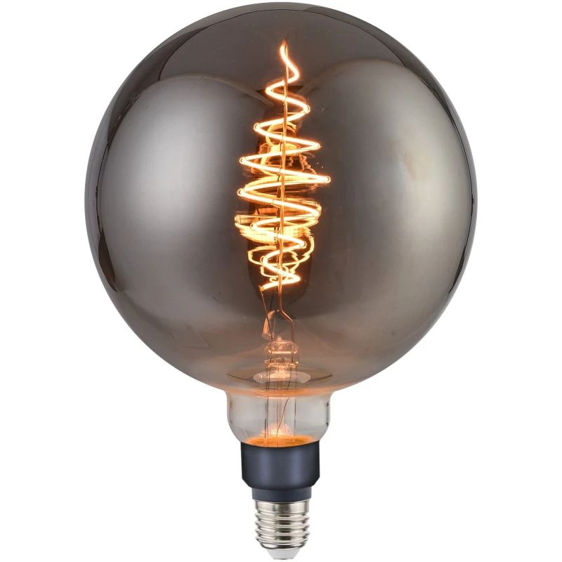 Image of Nordlux E27 G200 Edison Screw Retro 1800k 200lm, IP20 in Black Unisex