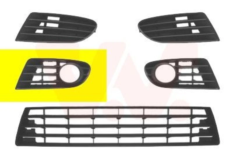 Image of VAN WEZEL Bumper grill VAN WEZEL 5895594