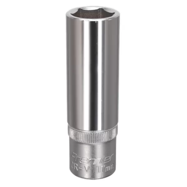 image of Genuine SEALEY S1217D WallDrive&#174; Socket 17mm Deep 1/2Sq Drive