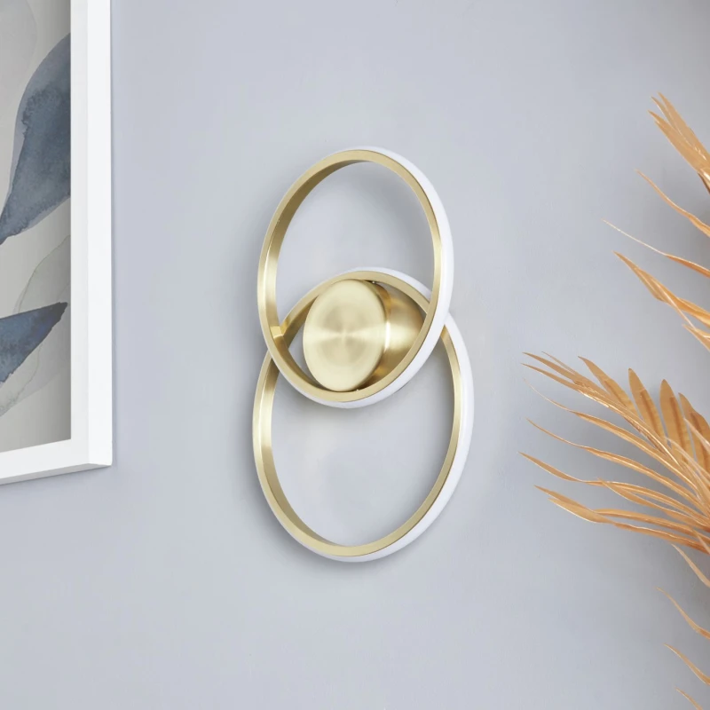 Image of BHS BHS Eye Metal LED Wall Light - Brass