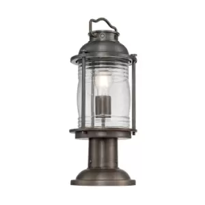 Image of Kichler Ashland Bay Outdoor Pedestal Light Burnished Bronze, IP44