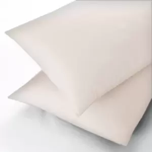 image of Sanderson 600 Thread Count Standard Pillowcase, Ivory