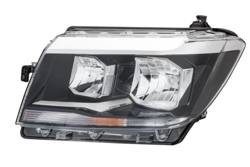Image of HELLA 1LB 012 830-031 Headlights H15, Left, with motor for headlamp levelling, FF Headlight (259)