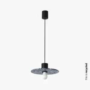 Image of Confetti 300 Dome Pendant Lamp Recycled Shavings Ø30cm