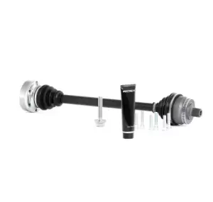 Image of RIDEX Drive shaft VW,AUDI,SKODA 13D0012 8D0407272AQ,8D0407272AQ,8D0407452AV CV axle,Half shaft,Driveshaft,Axle shaft,CV shaft,Drive axle 8D0407452AX