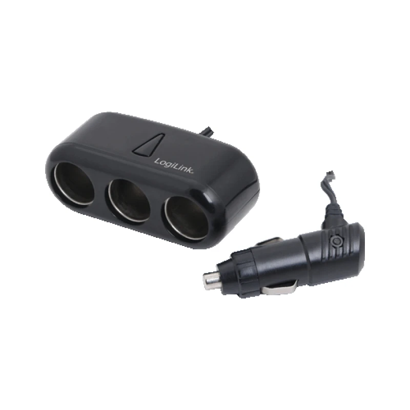 Image of LogiLink PA0038 mobile device charger Netbook Black AC. Cigar lighter.