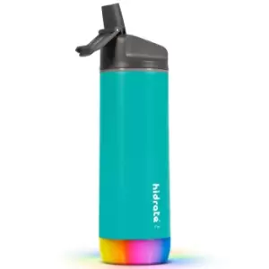 image of HidrateSpark STEEL - Insulated Stainless Steel Bluetooth Smart Water Bottle with Straw 500 ml & Free Hydration Tracker App - Sea Glass