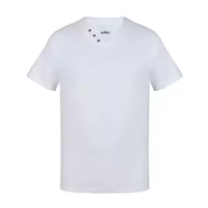Image of Soviet V Neck T Shirt Mens - White