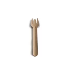 Image of Fork Kraft Paper (Pack of 2000) FP-PCF2000