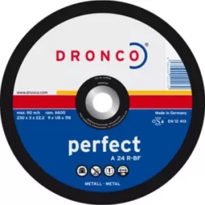 image of Dronco Flat Metal Cutting Discs Pack-25 300mm x 3.5mm x 20mm 1300225