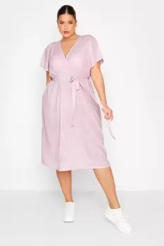 Image of Ditsy Floral Print Wrap Dress