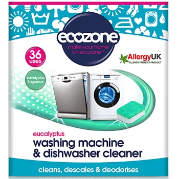 image of Ecozone Eucalyptus Washing Machine & Dishwasher Cleaner (36 tablets)