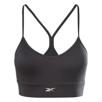 Image of Reebok WOR Cut Out Back Bra Ladies - Night Black