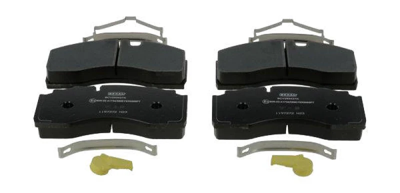 Image of BERAL BCV29343TK Brake pad set with accessories Brake Pad Set,disc brake (402)