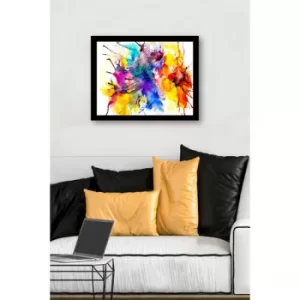 Image of SC0848 Multicolor Decorative Framed MDF Painting