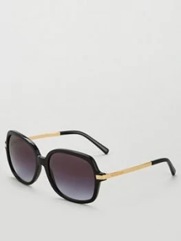 image of Michael Kors Black Square Sunglasses