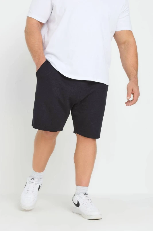 Image of BadRhino BadRhino Men Diamond Quilted Jogger Shorts in Dark Navy Size: X-Large Dark Navy 1XL Male 5063589042071
