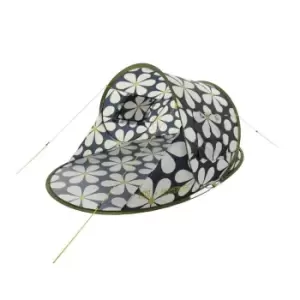 Image of Regatta Orla Kiely Popup Beach Tent - Daisy Black