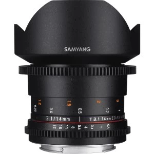 Image of Samyang 14mm T3.1 VDSLR II ED AS IF UMC Lens for Fuji XF Mount