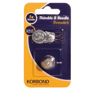 image of Korbond Needle Threaders and Thimble