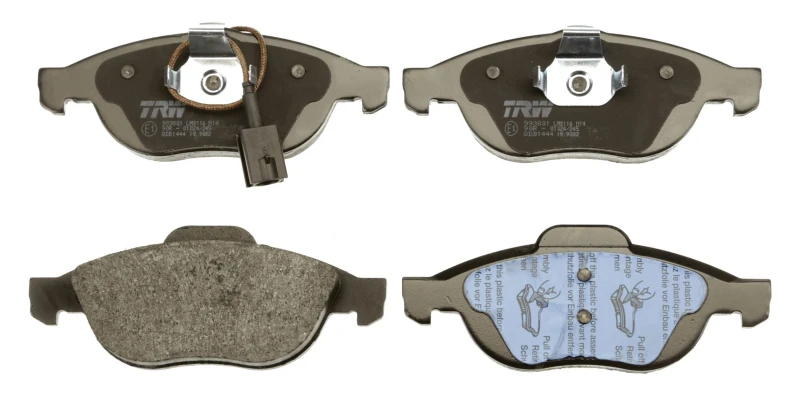 Image of TRW GDB1444 Brake pad set incl. wear warning contact Brake Pad Set,disc brake (402)