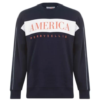 image of Perry Ellis America Sweater - Blue