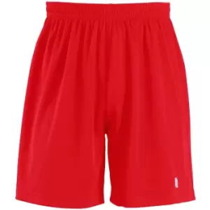 image of SOLS Mens San Siro 2 Sport Shorts (L) (Red)