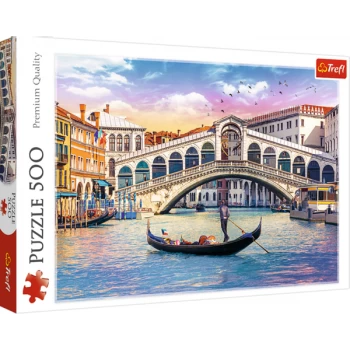 image of Trefl Rialrto Bridge Venice Jigsaw - 500 Piece